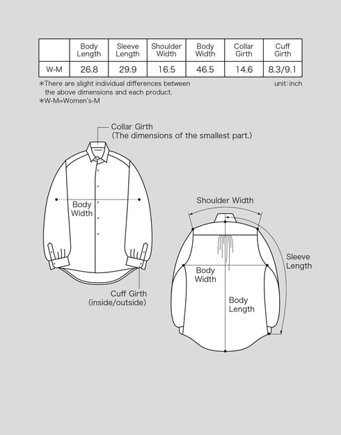 Women’sスタンダードシャツ