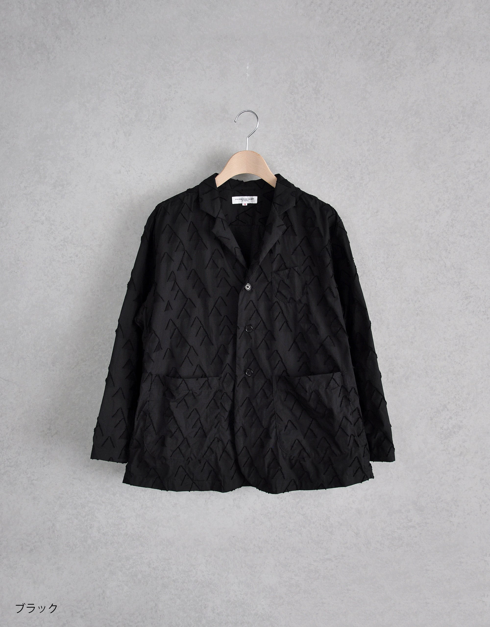 三角カットジャガードのジャケット – MORIKAGE SHIRT KYOTO